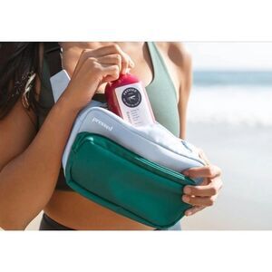 NEW Limited Edition Pressed Juice Insulated Fanny Pack - Blue/Green - SEALED